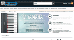 Desktop Screenshot of dalmasomusica.it